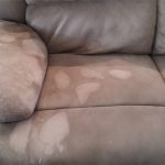 before microsuede sofa clean