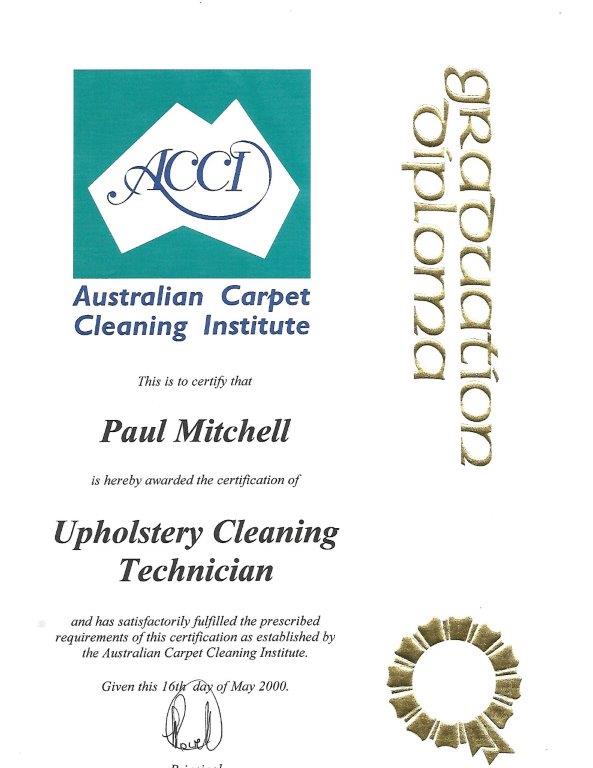 Carpet Cleaning Accreditation