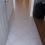 after cleaning ceramic tiles & grout